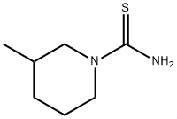 3-methylpiperidine-1-carbothioamide 구조식 이미지