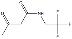 3-oxo-N-(2,2,2-trifluoroethyl)butanamide Structure