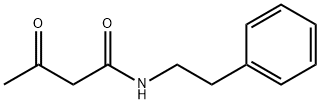 3-oxo-N-(2-phenylethyl)butanamide Structure