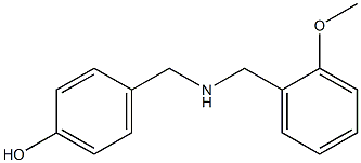 4-({[(2-methoxyphenyl)methyl]amino}methyl)phenol 구조식 이미지