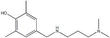 4-({[3-(dimethylamino)propyl]amino}methyl)-2,6-dimethylphenol Structure