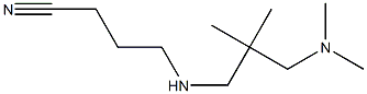 4-({2-[(dimethylamino)methyl]-2-methylpropyl}amino)butanenitrile Structure