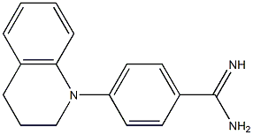 4-(1,2,3,4-tetrahydroquinolin-1-yl)benzene-1-carboximidamide 구조식 이미지