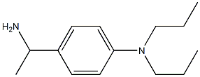 4-(1-aminoethyl)-N,N-dipropylaniline Structure