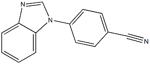 4-(1H-1,3-benzodiazol-1-yl)benzonitrile 구조식 이미지