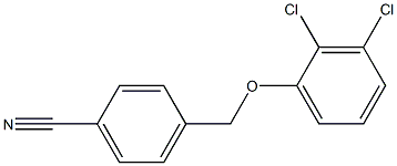 4-(2,3-dichlorophenoxymethyl)benzonitrile Structure