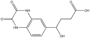 4-(2,3-dioxo-1,2,3,4-tetrahydroquinoxalin-6-yl)-4-hydroxybutanoic acid Structure