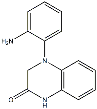 4-(2-aminophenyl)-1,2,3,4-tetrahydroquinoxalin-2-one Structure