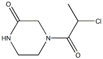 4-(2-chloropropanoyl)piperazin-2-one Structure