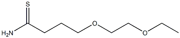 4-(2-ethoxyethoxy)butanethioamide 구조식 이미지