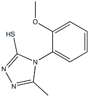 4-(2-methoxyphenyl)-5-methyl-4H-1,2,4-triazole-3-thiol 구조식 이미지