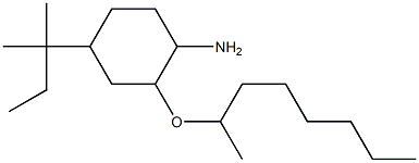 4-(2-methylbutan-2-yl)-2-(octan-2-yloxy)cyclohexan-1-amine 구조식 이미지