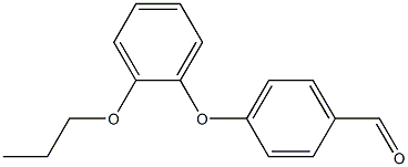 4-(2-propoxyphenoxy)benzaldehyde 구조식 이미지