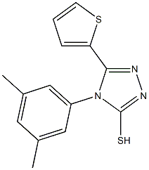 4-(3,5-dimethylphenyl)-5-(thiophen-2-yl)-4H-1,2,4-triazole-3-thiol Structure