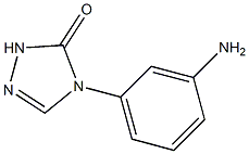 4-(3-aminophenyl)-2,4-dihydro-3H-1,2,4-triazol-3-one Structure