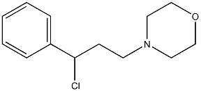 4-(3-chloro-3-phenylpropyl)morpholine 구조식 이미지