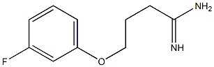 4-(3-fluorophenoxy)butanimidamide Structure