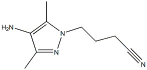 4-(4-amino-3,5-dimethyl-1H-pyrazol-1-yl)butanenitrile 구조식 이미지