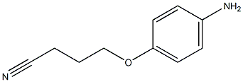 4-(4-aminophenoxy)butanenitrile Structure