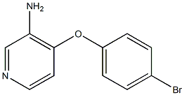 4-(4-bromophenoxy)pyridin-3-amine Structure
