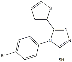 4-(4-bromophenyl)-5-(thiophen-2-yl)-4H-1,2,4-triazole-3-thiol 구조식 이미지