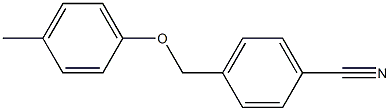 4-(4-methylphenoxymethyl)benzonitrile 구조식 이미지