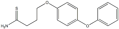 4-(4-phenoxyphenoxy)butanethioamide Structure