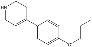 4-(4-propoxyphenyl)-1,2,3,6-tetrahydropyridine Structure