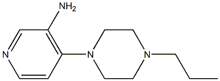 4-(4-propylpiperazin-1-yl)pyridin-3-amine 구조식 이미지