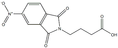 4-(5-nitro-1,3-dioxo-2,3-dihydro-1H-isoindol-2-yl)butanoic acid 구조식 이미지