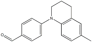 4-(6-methyl-1,2,3,4-tetrahydroquinolin-1-yl)benzaldehyde Structure