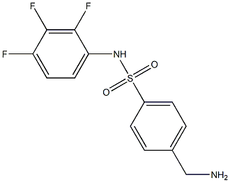 4-(aminomethyl)-N-(2,3,4-trifluorophenyl)benzene-1-sulfonamide 구조식 이미지