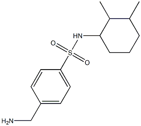 4-(aminomethyl)-N-(2,3-dimethylcyclohexyl)benzenesulfonamide Structure