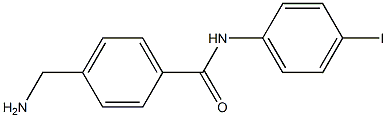 4-(aminomethyl)-N-(4-iodophenyl)benzamide 구조식 이미지