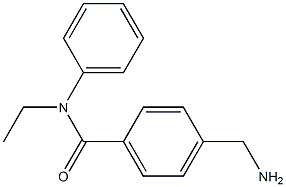 4-(aminomethyl)-N-ethyl-N-phenylbenzamide 구조식 이미지