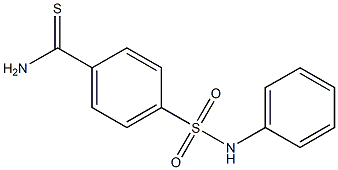 4-(anilinosulfonyl)benzenecarbothioamide 구조식 이미지