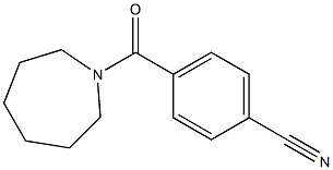 4-(azepan-1-ylcarbonyl)benzonitrile 구조식 이미지