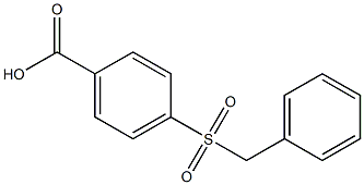 4-(benzylsulfonyl)benzoic acid 구조식 이미지