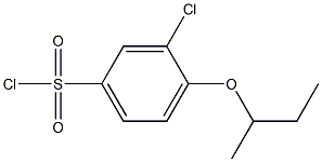 4-(butan-2-yloxy)-3-chlorobenzene-1-sulfonyl chloride Structure