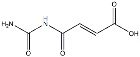 4-(carbamoylamino)-4-oxobut-2-enoic acid 구조식 이미지