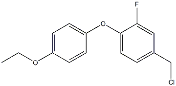 4-(chloromethyl)-1-(4-ethoxyphenoxy)-2-fluorobenzene Structure