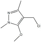 4-(chloromethyl)-5-methoxy-1,3-dimethyl-1H-pyrazole Structure