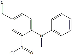 4-(chloromethyl)-N-methyl-2-nitro-N-phenylaniline Structure