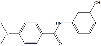 4-(dimethylamino)-N-(3-hydroxyphenyl)benzamide 구조식 이미지