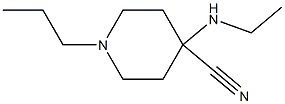 4-(ethylamino)-1-propylpiperidine-4-carbonitrile 구조식 이미지