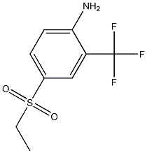 4-(ethylsulfonyl)-2-(trifluoromethyl)aniline 구조식 이미지