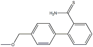 4'-(methoxymethyl)-1,1'-biphenyl-2-carbothioamide 구조식 이미지