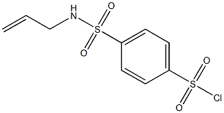 4-(prop-2-en-1-ylsulfamoyl)benzene-1-sulfonyl chloride 구조식 이미지