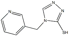 4-(pyridin-3-ylmethyl)-4H-1,2,4-triazole-3-thiol 구조식 이미지