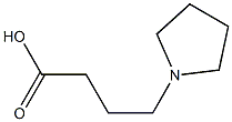 4-(pyrrolidin-1-yl)butanoic acid Structure